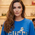 Gucci Blue Premium Quality Sweatshirt-thumb-1