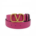 Valentino Pink & Golden Premium Quality Loco Belt-thumb-0