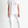 Armani Exchange White Premium Quality Co-ord Set-thumb-0