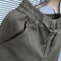 Zara Green Premium Linen Heavy Quality Lower-thumb-3