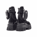 Prada Black Monilith Premium Lace Up Boot-thumb-2