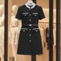 Prada Black Premium Quality Dress-thumb-3