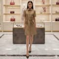 Gucci Brown Premium Quality Dress-thumb-1