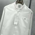 Brooks Brothers White Premium Cotton Shirt-thumb-1