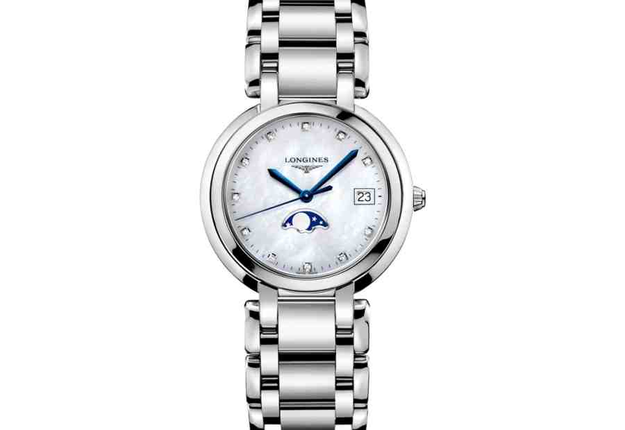 Longines Primaluna Moonphase Quartz Watch L8.116.4.87.6