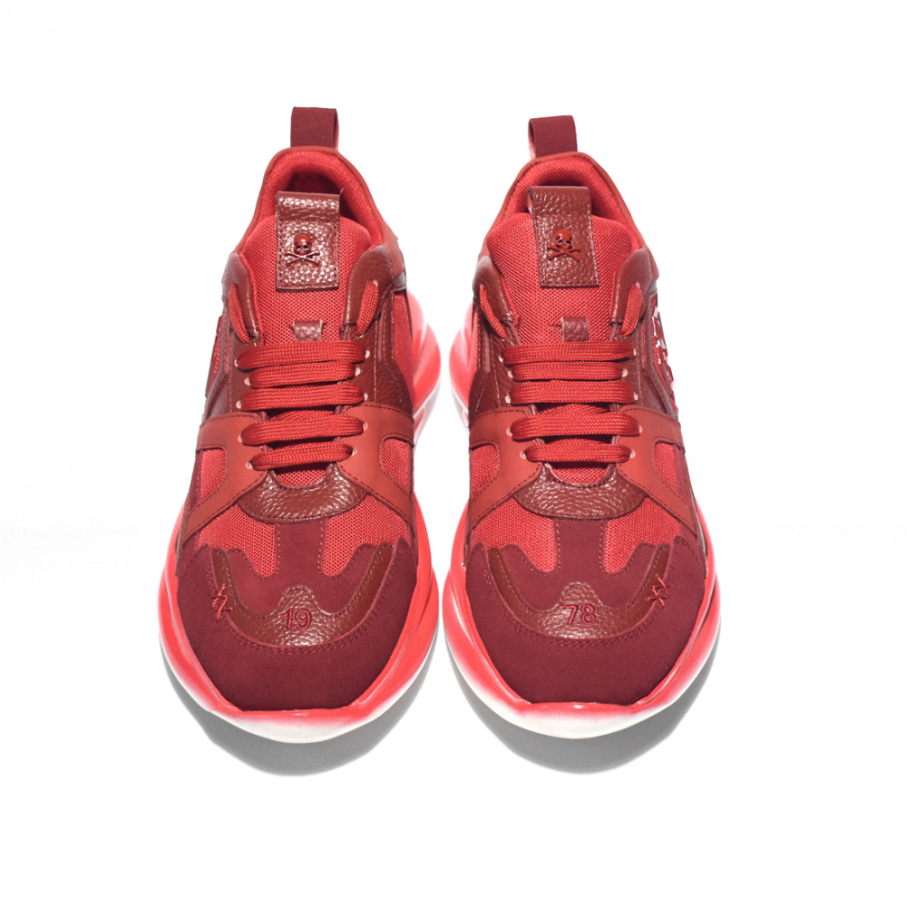 Philipp Plein Red Premium Quality Sneakers-3