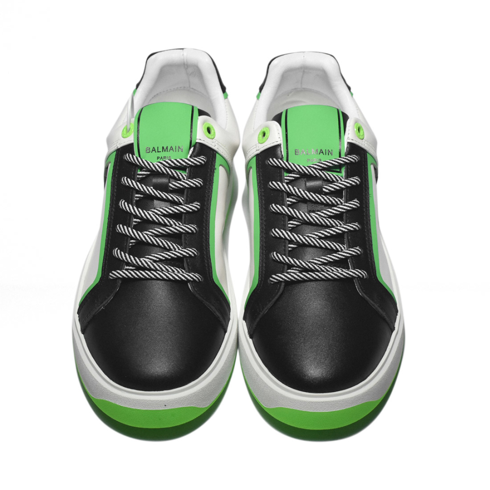 Balmain Black & White B-Court Premium Sneakers-3