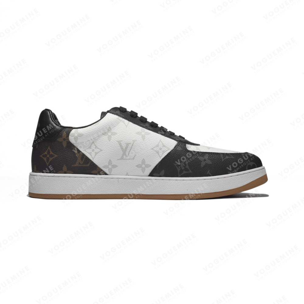 Louis Vuitton White & Black Premium Quality Sneakers-1