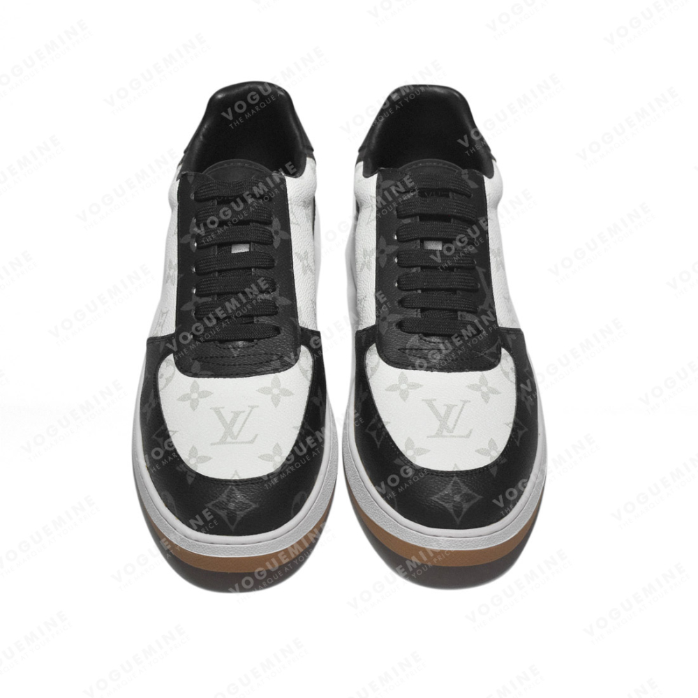 Louis Vuitton White & Black Premium Quality Sneakers-3