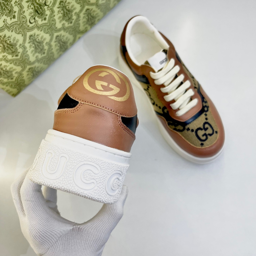 Gucci GG Brown Trainer Sneaker-3