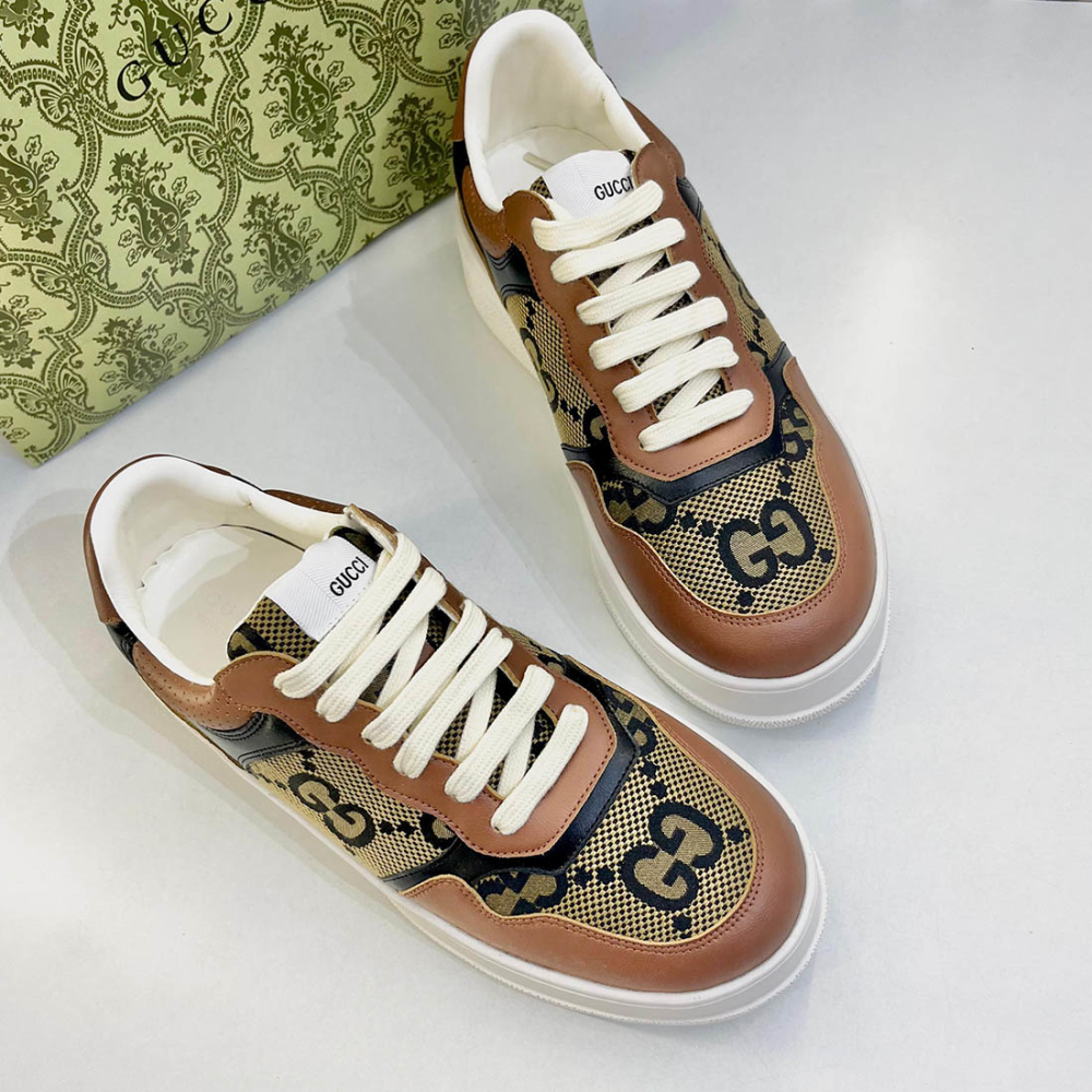 Gucci GG Brown Trainer Sneaker-5