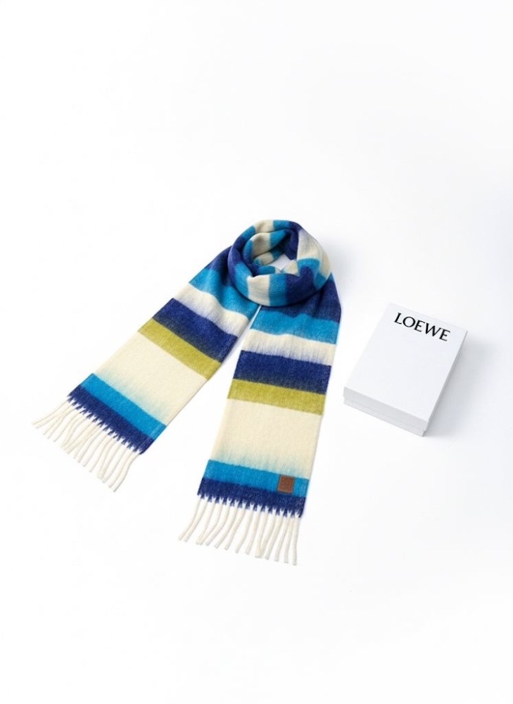 Loewe Anagram Multi Woollen Stole-2