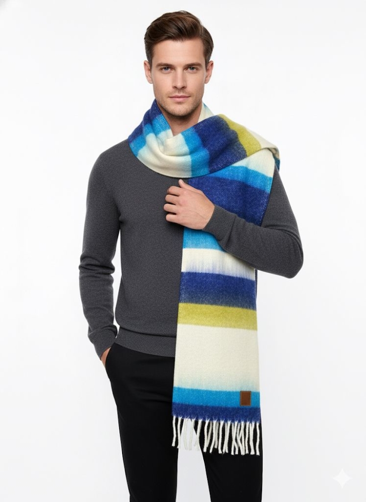 Loewe Anagram Multi Woollen Stole-0