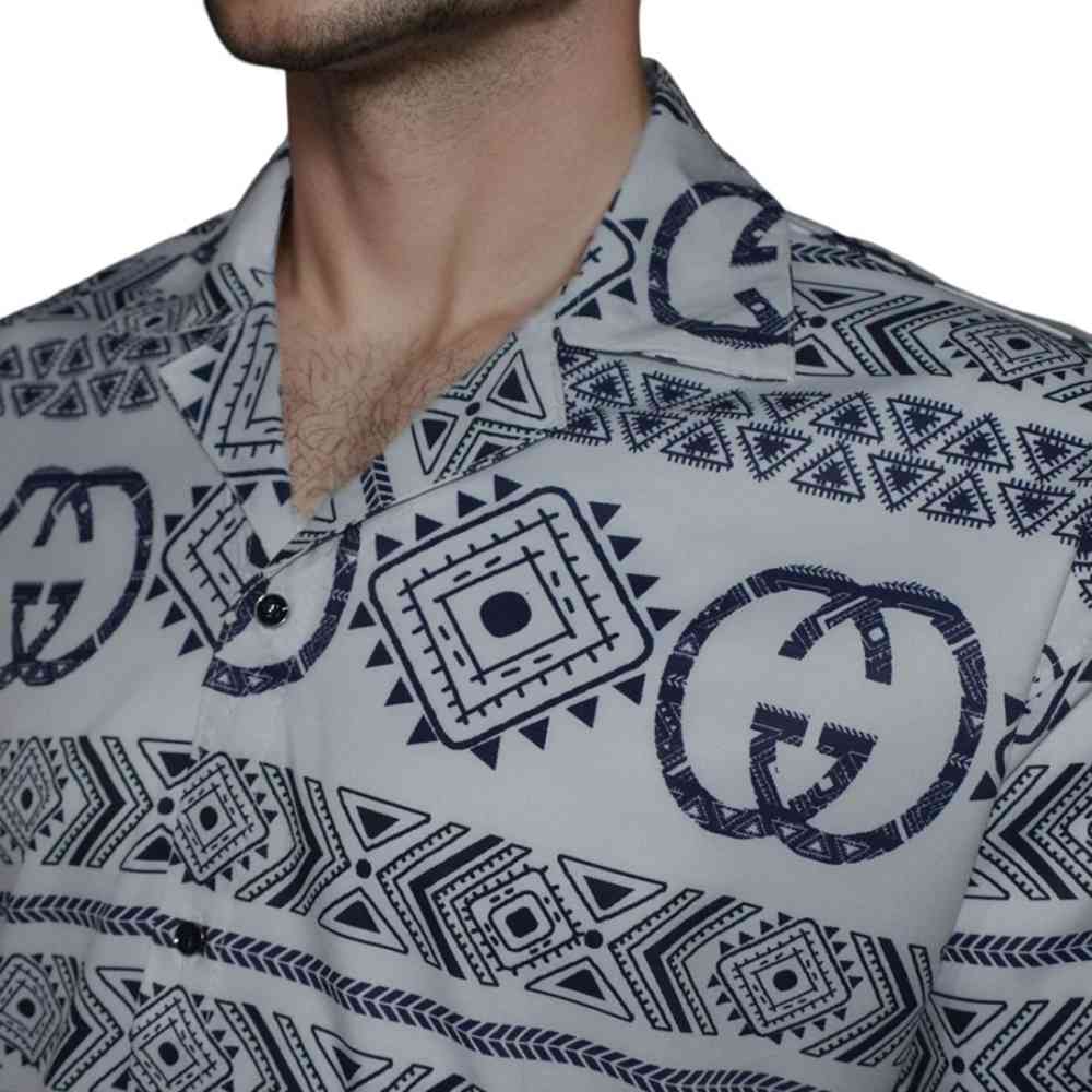 Gucci White Premium Quality Designer Shirt-thumb-2