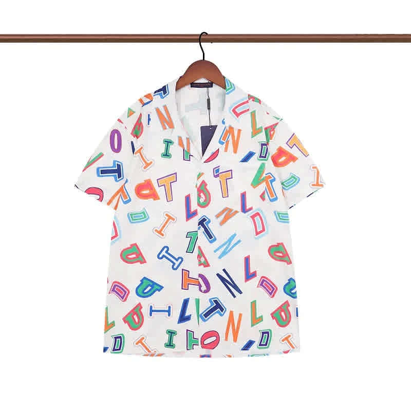 Louis Vuitton Printed Premium Quality Short Sleeve Shirt-thumb-5