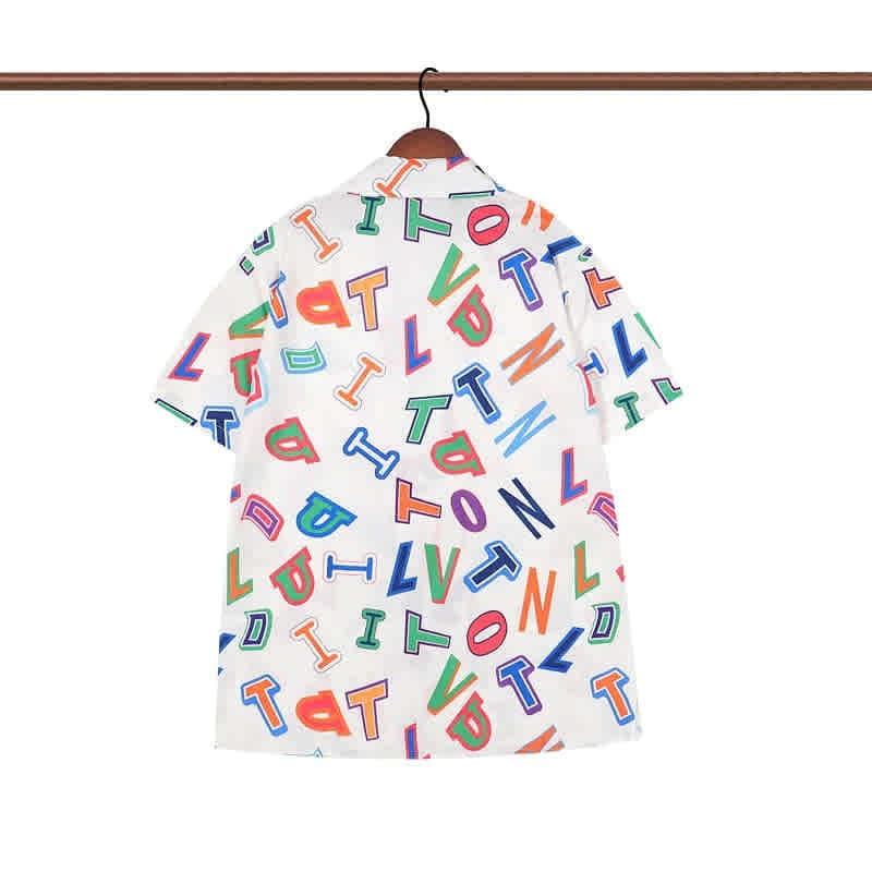 Louis Vuitton Printed Premium Quality Short Sleeve Shirt-thumb-6