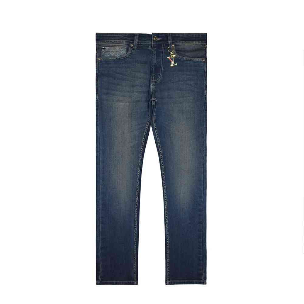 Light  Blue Louis Vuitton Blue Premium Quality Jeans