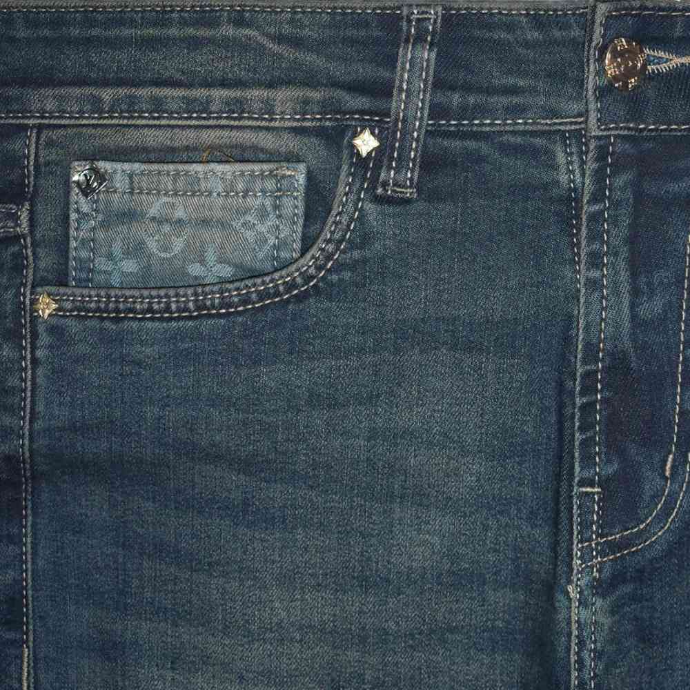 Louis Vuitton Light Blue Premium Quality Jeans-thumb-2