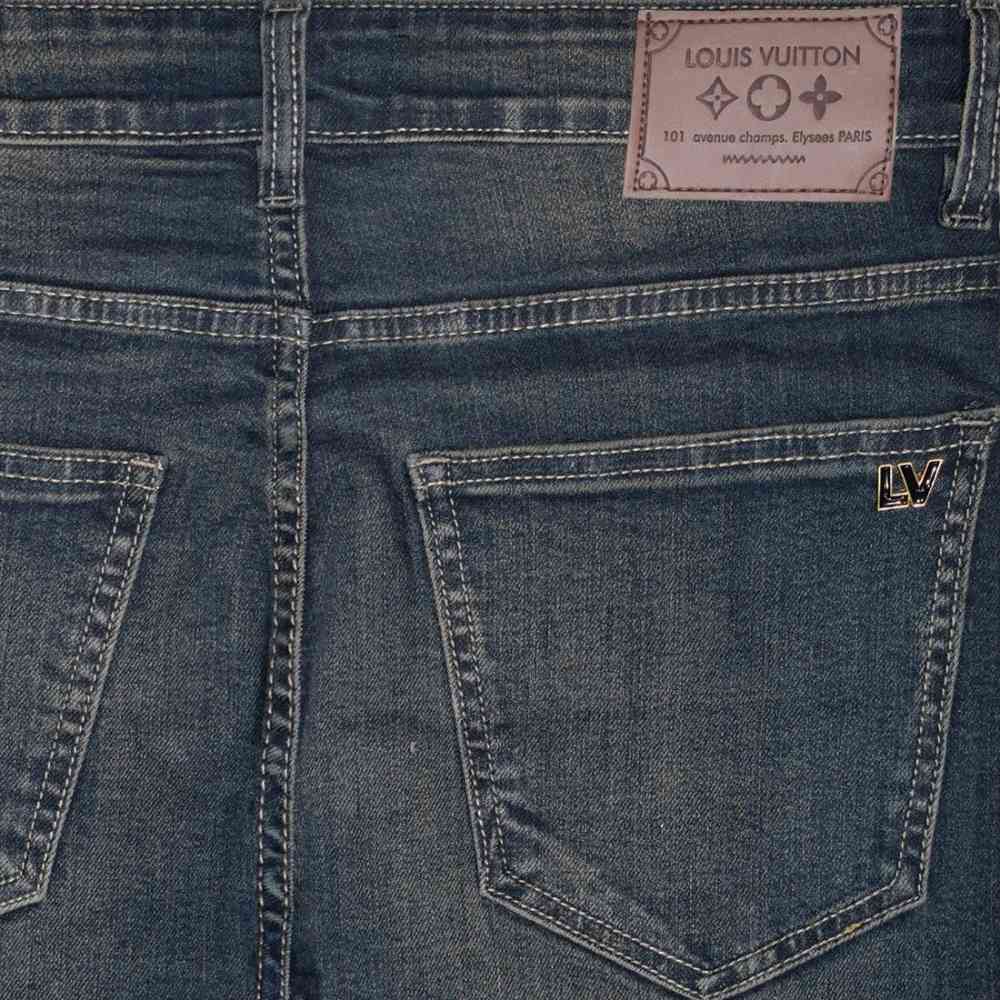 Louis Vuitton Light Blue Premium Quality Jeans-thumb-3