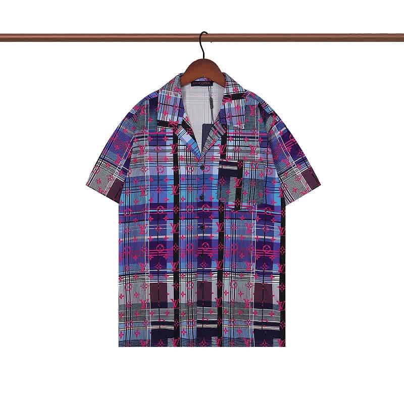 Louis Vuitton Printed Half Sleeve Shirt-thumb-5