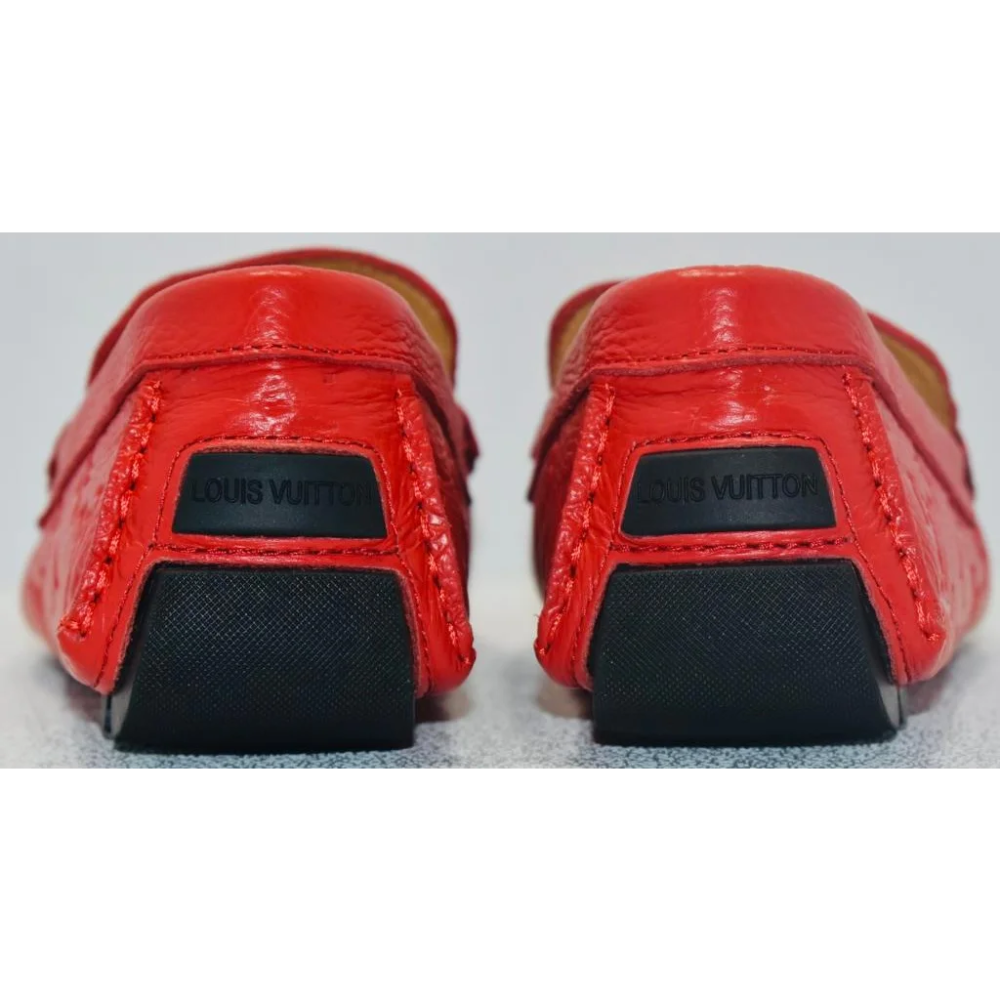 Louis Vuitton Red Premium Quality Loafer-3