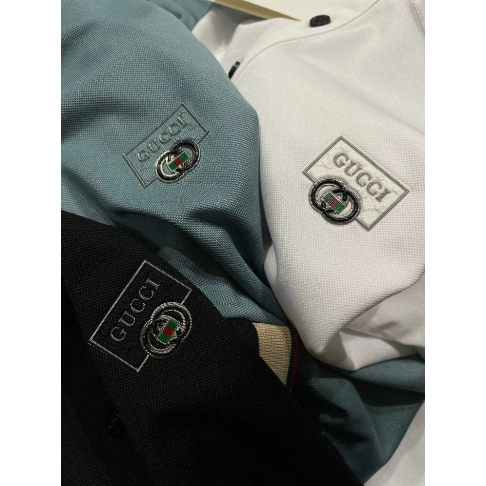 Gucci White Premium Quality Polo Tees-9