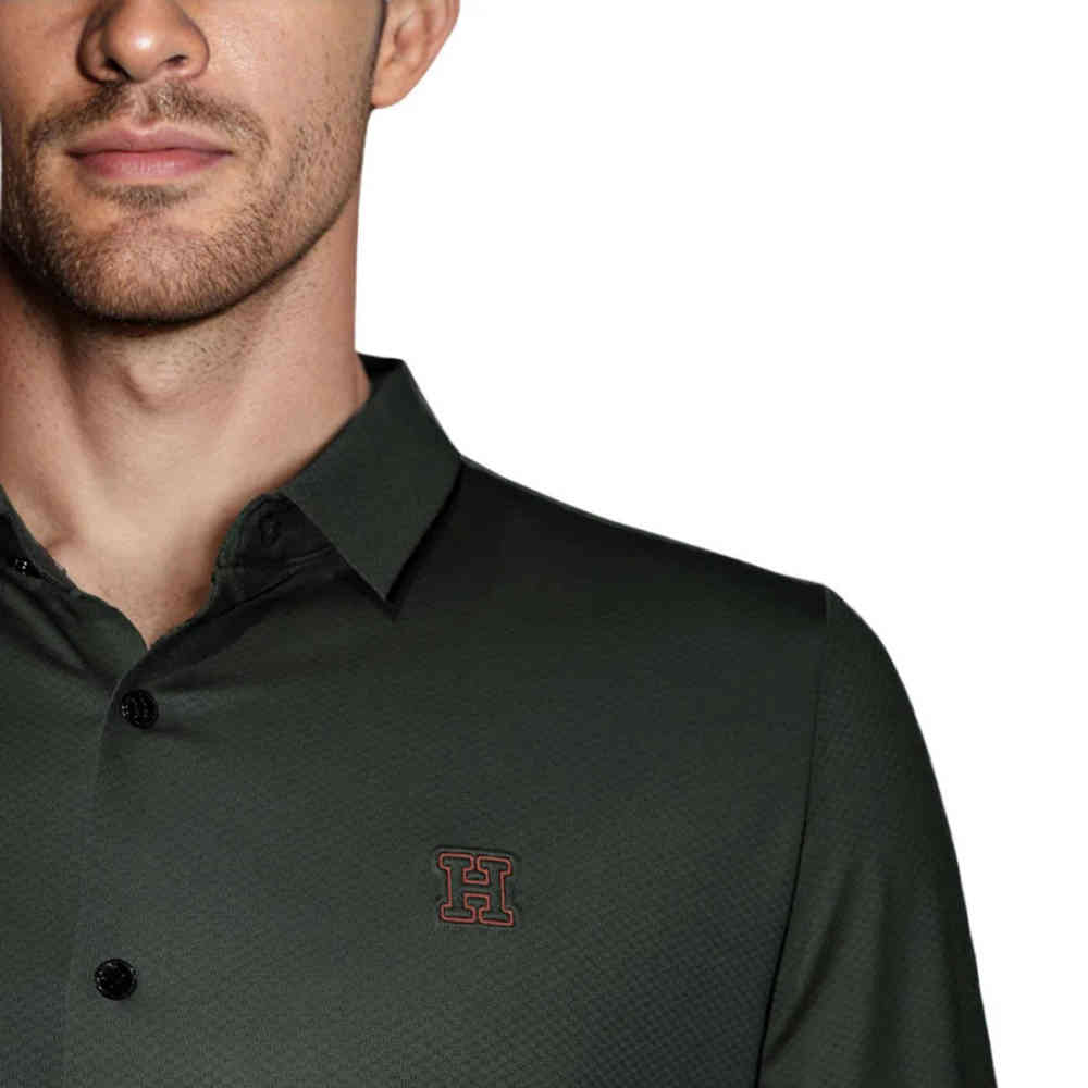 Hermes Dark Green Premium Quality Shirt-5