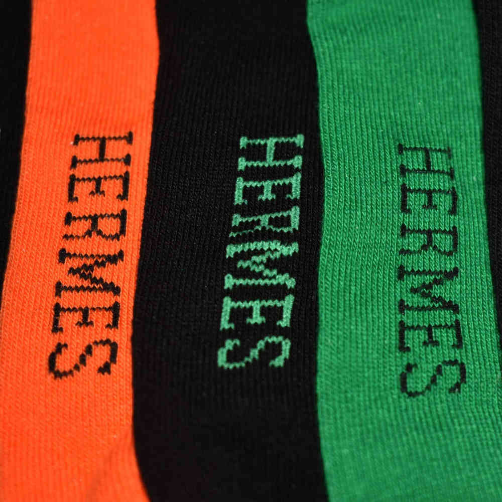 Hermes Embroidered logo Low Cut Premium Socks-2