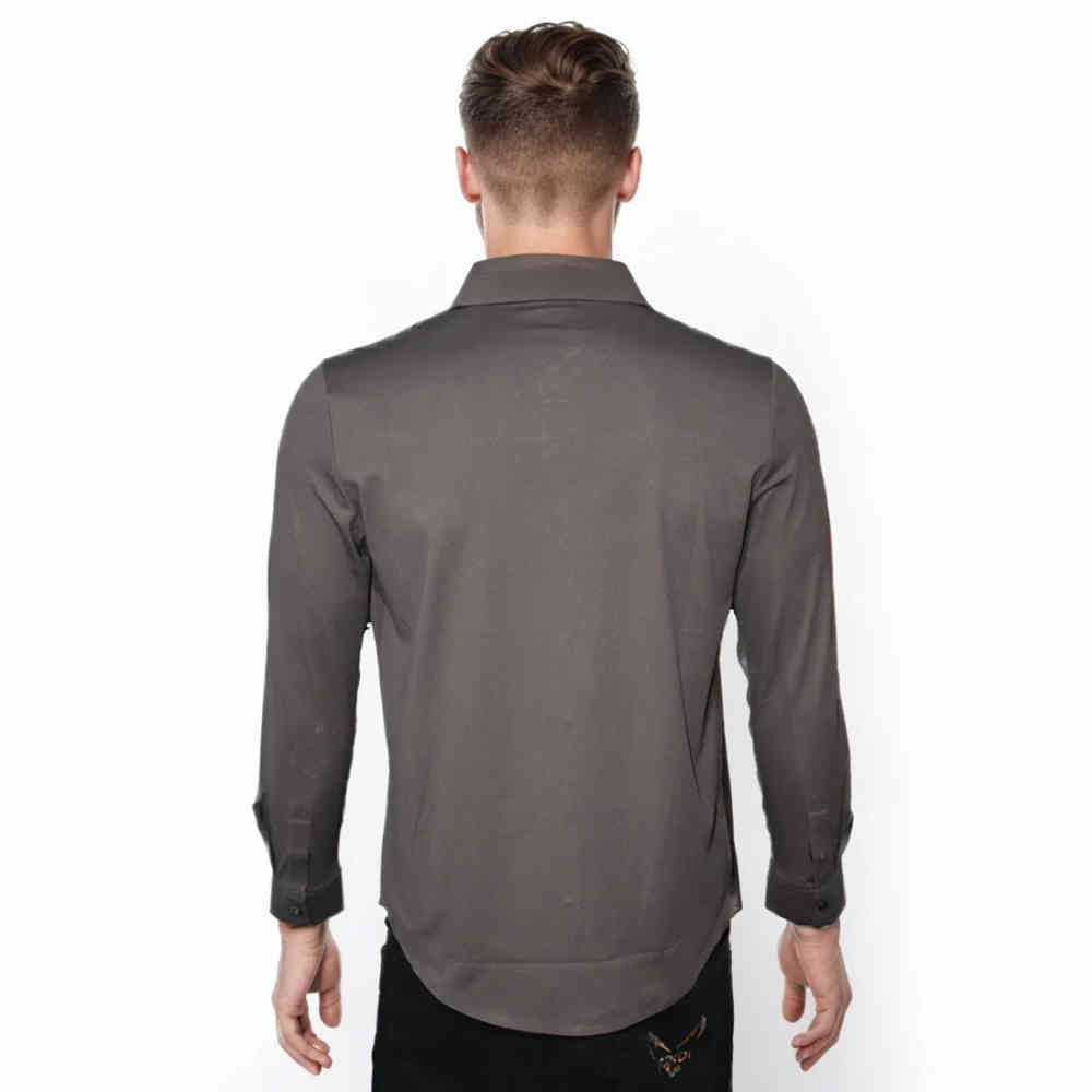 Hermes Paris Umber Brown Premium Quality Shirt-1
