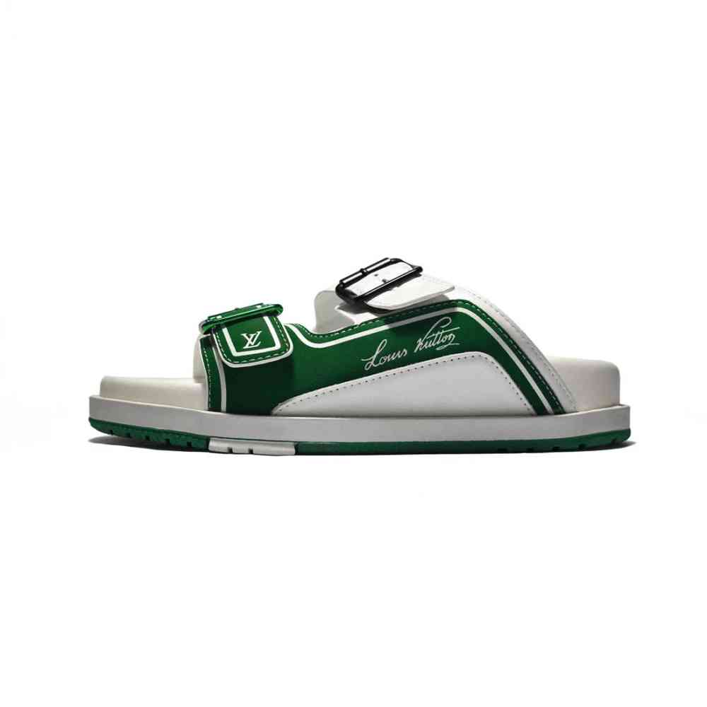 Louis Vuitton White Premium Quality Men's Flip-flops-1