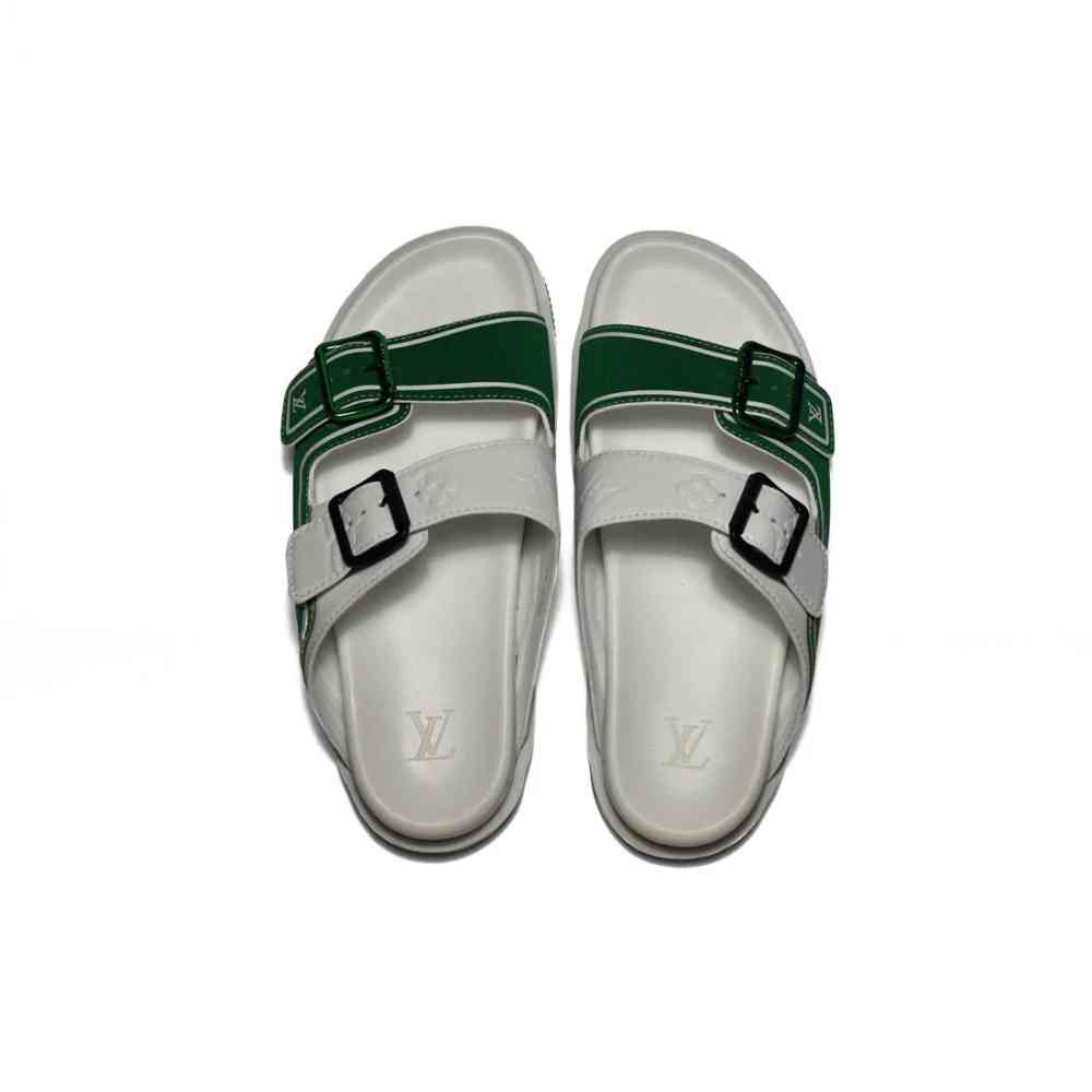 Louis Vuitton White Premium Quality Men's Flip-flops-3