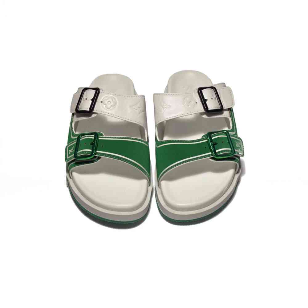 Louis Vuitton White Premium Quality Men's Flip-flops-4
