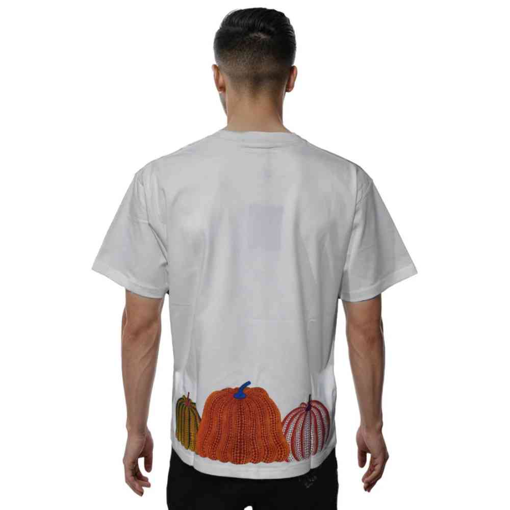 Louis Vuitton White Pumpkins Print Premium T-shirt-1