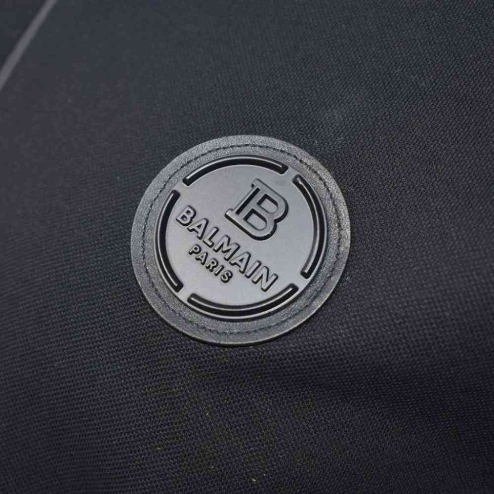 Balmain Paris Embossed Patch Logo Premium T-shirt-2