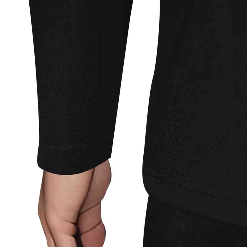 BOSS Black Interlock Cotton Polo T-shirt with Stripe Logo-5