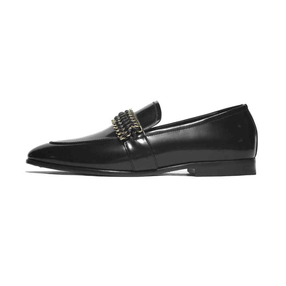 Balmain Black Premium Quality Loafer-1