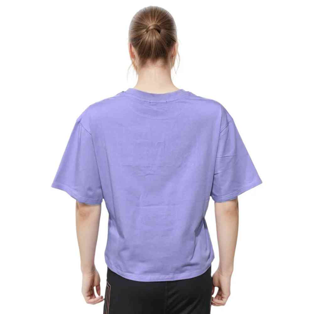 Balmain Purple Premium Quality Women T-shirt-thumb-1