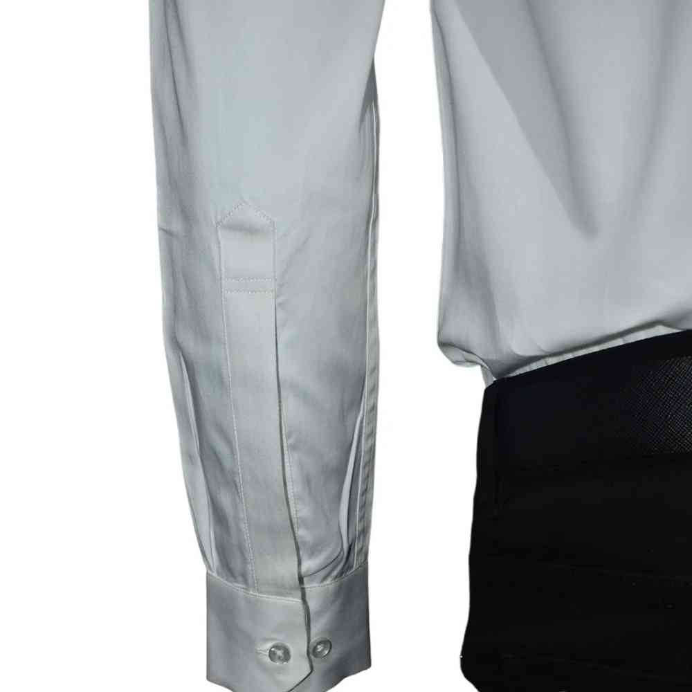 Balmain White Premium Quality Slim Fit Formal Men's Shirt-5
