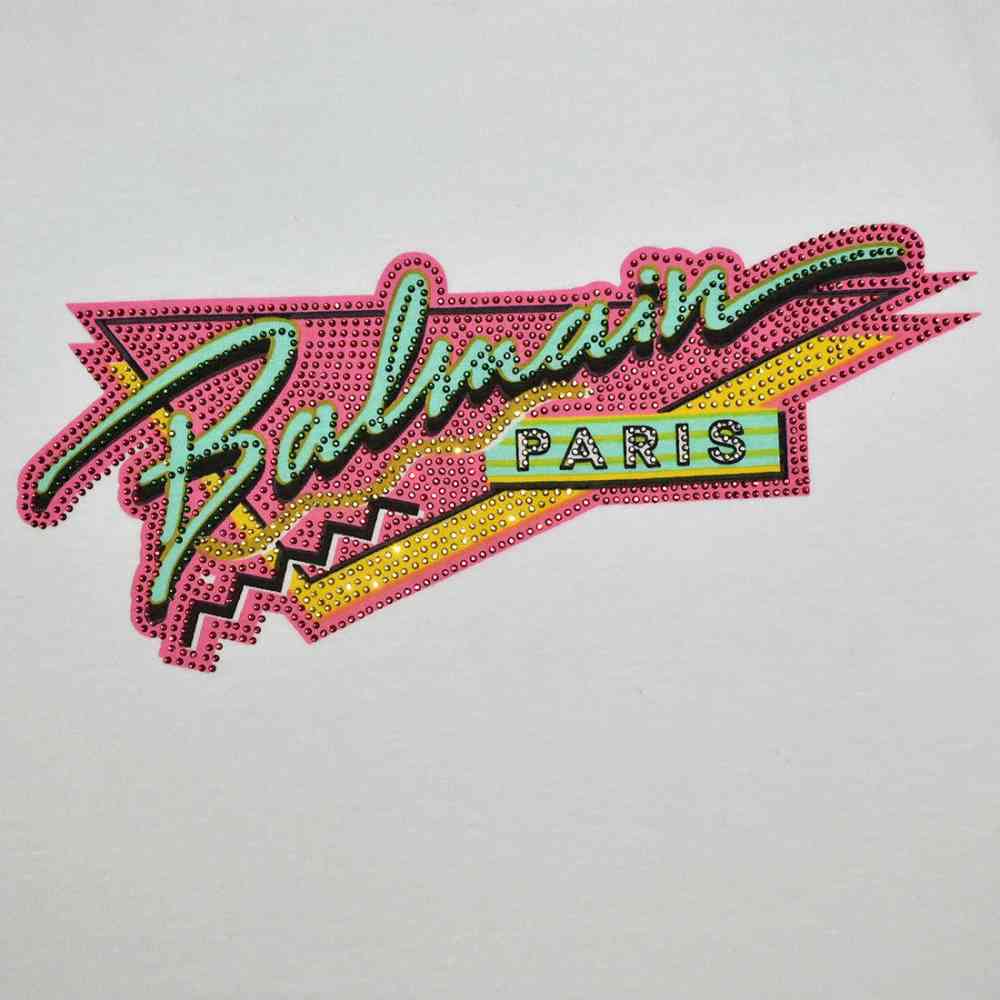 Balmain White Premium Quality Women T-shirt-3