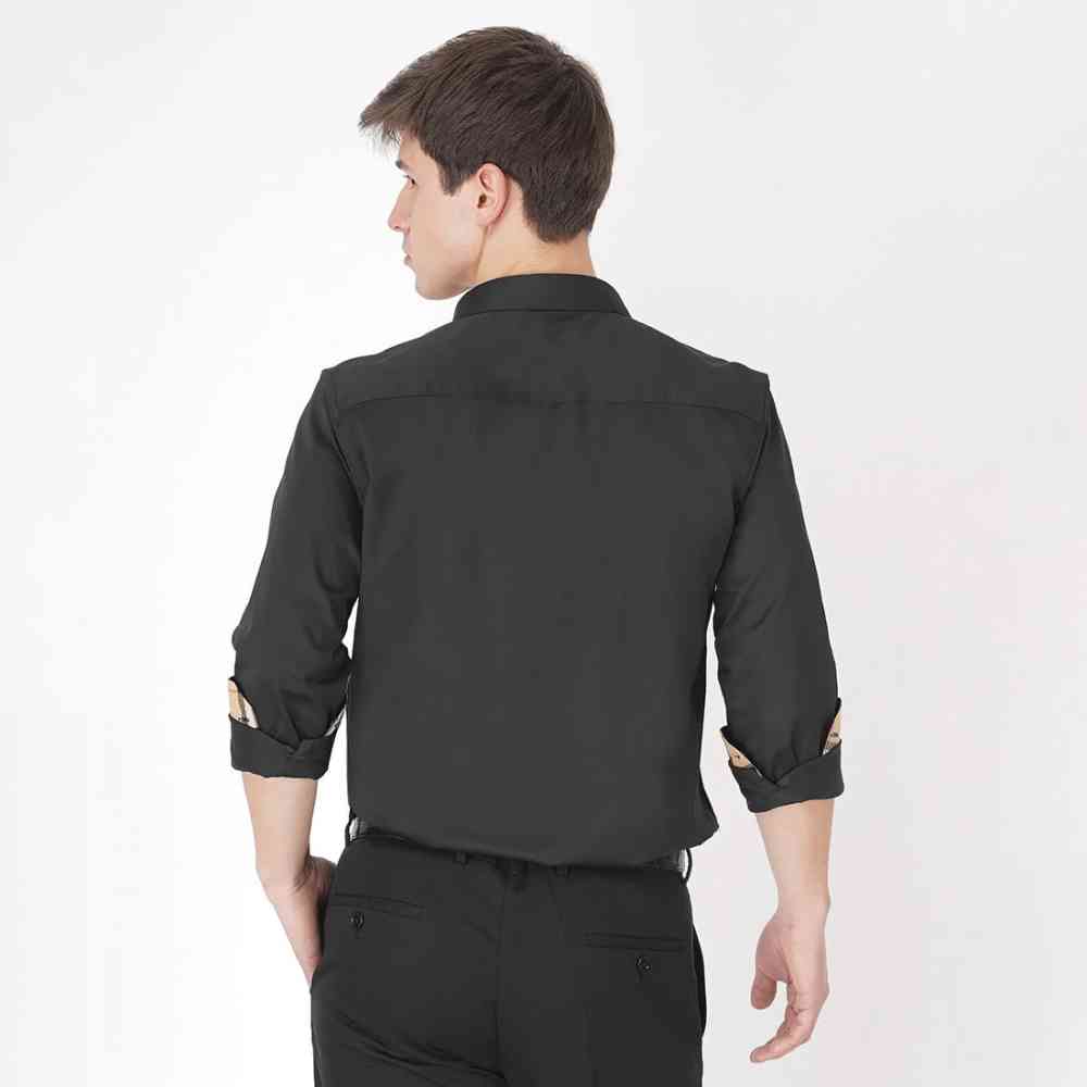 Burberry Black Premium Quality Shirt-1