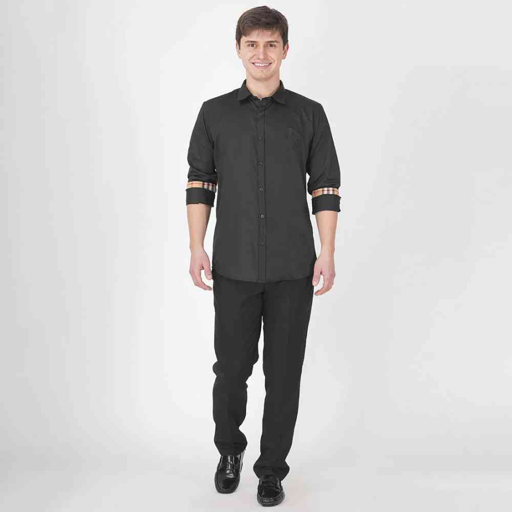 Burberry Black Premium Quality Shirt-3