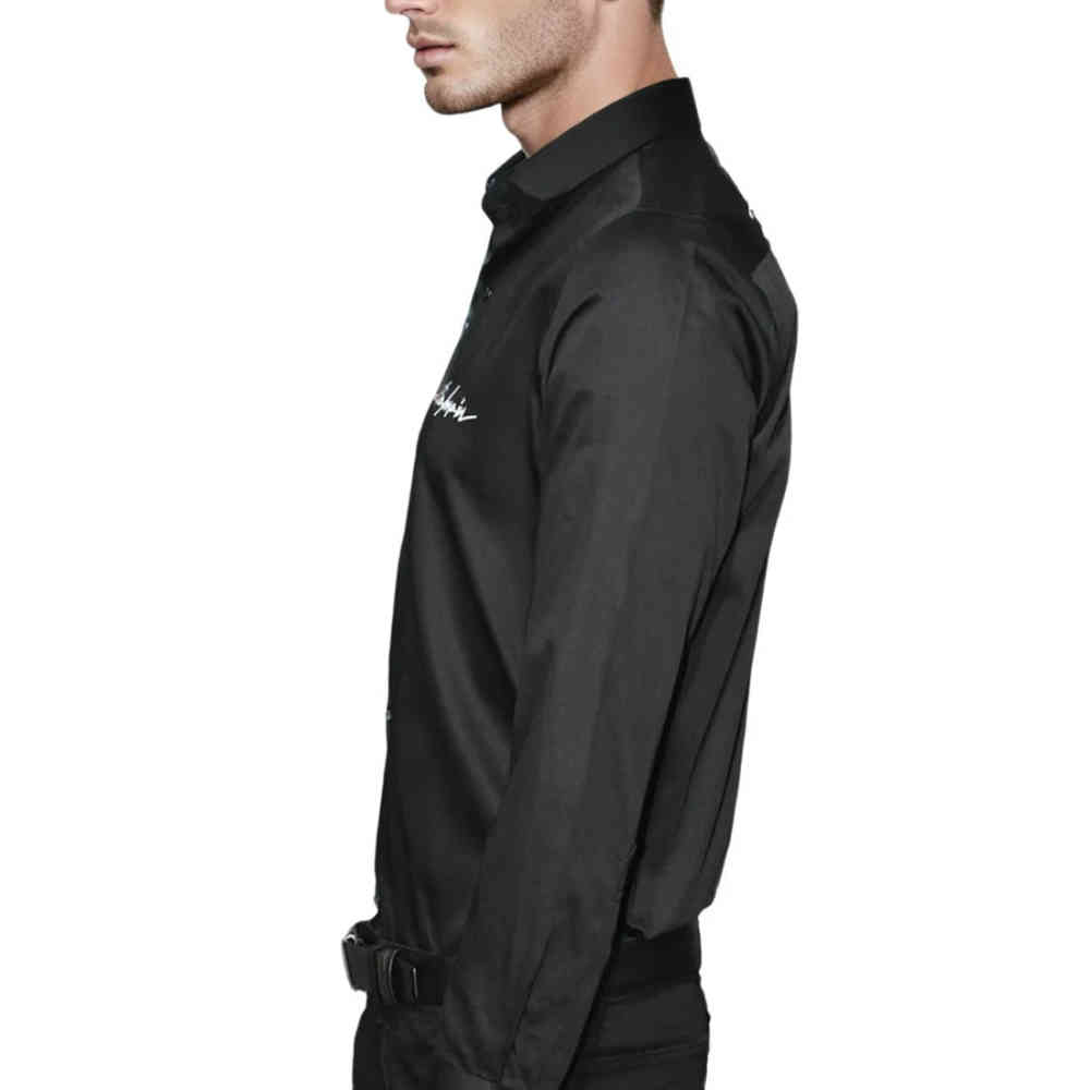 Balmain Black Premium Quality Slim Fit Formal Men's Shirt-3