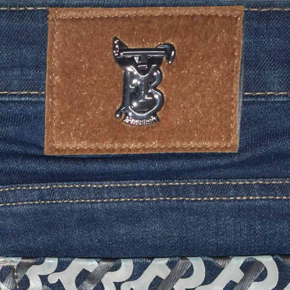 Burberry Dark Blue Premium Quality Jeans-thumb-3