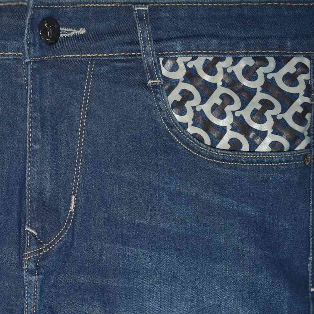Burberry Dark Blue Premium Quality Jeans-thumb-1