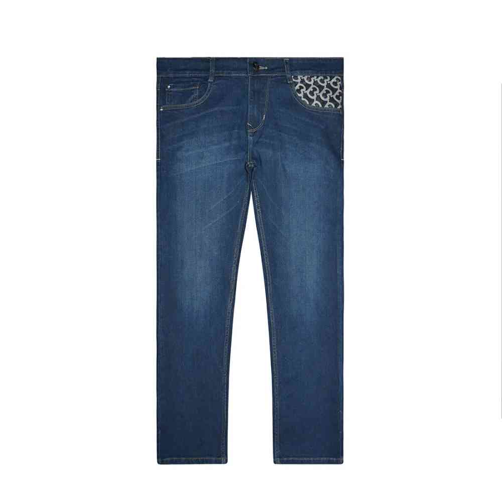 Burberry Dark Blue Premium Quality Jeans-thumb-0