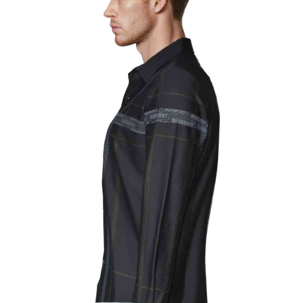 Burberry Black Premium Quality Shirt-3