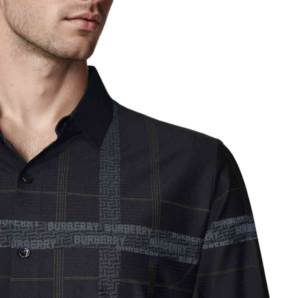 Burberry Black Premium Quality Shirt-5