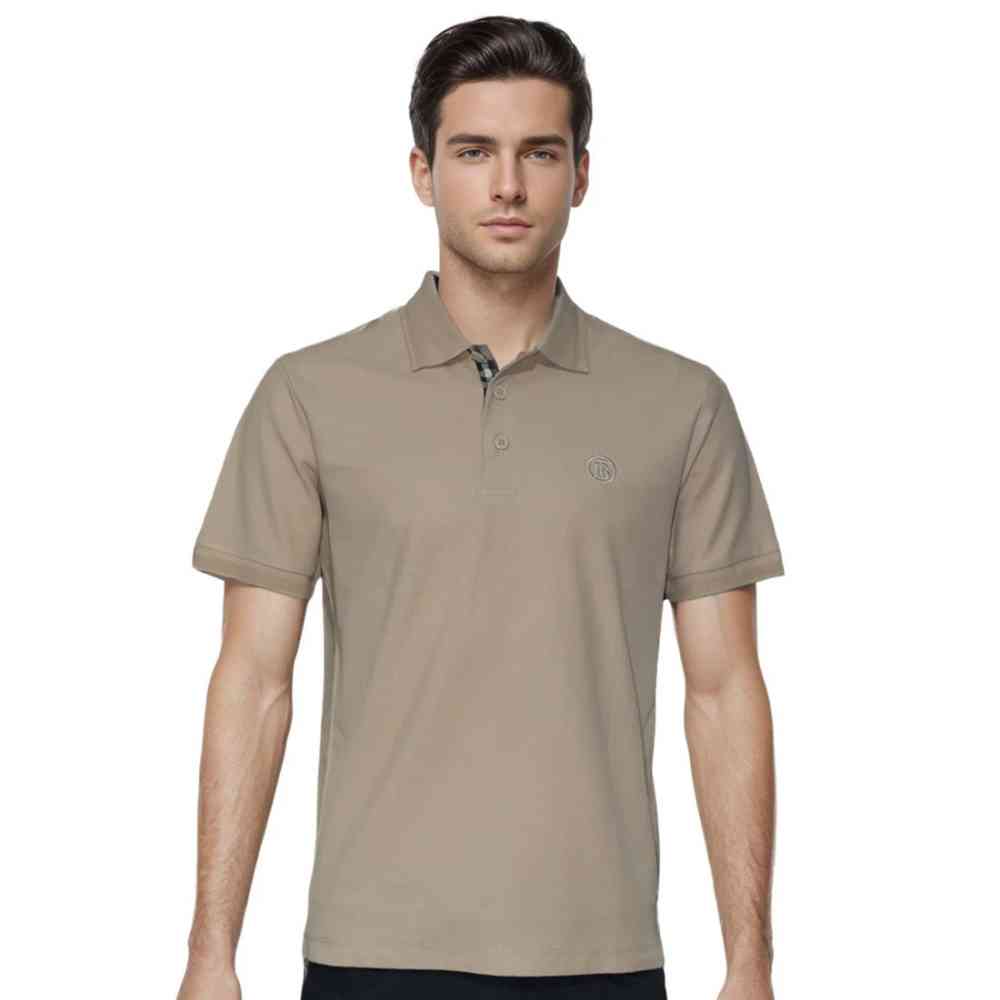 Peach Burberry Brown Premium Quality T-shirt