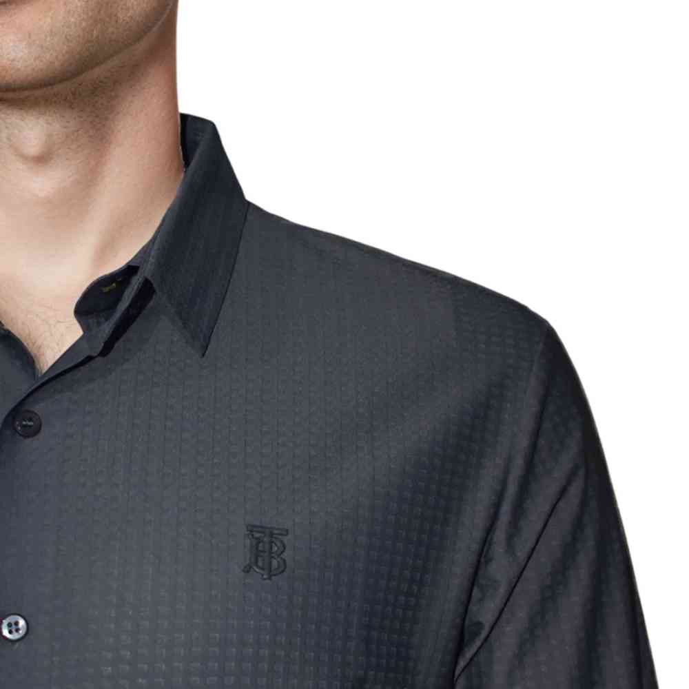 Burberry Dark Grey Premium Quality Shirt-5