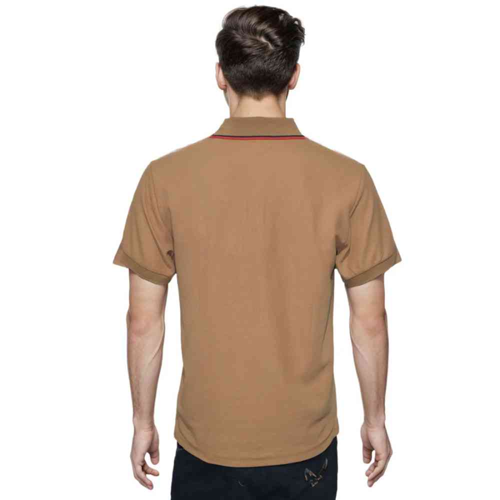 Burberry Icon Stripe Brown Premium T-shirt-1